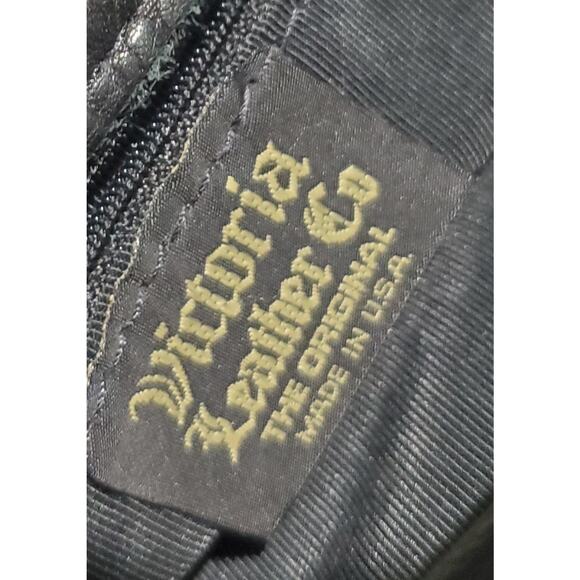 Victoria Leather Co Soft Black Leather Shoulder Bag multiple compartments - Picture 9 of 14